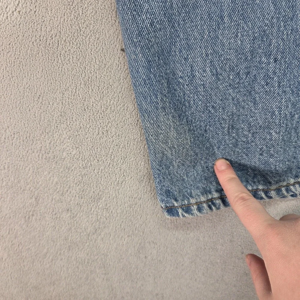VTG Levis 501 Jeans Mens 36x30‎ Blue Made USA Button 90s Faint Stains Fits 31x29